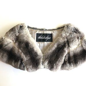 Nicholas Ungar Chinchilla Fur Shrug